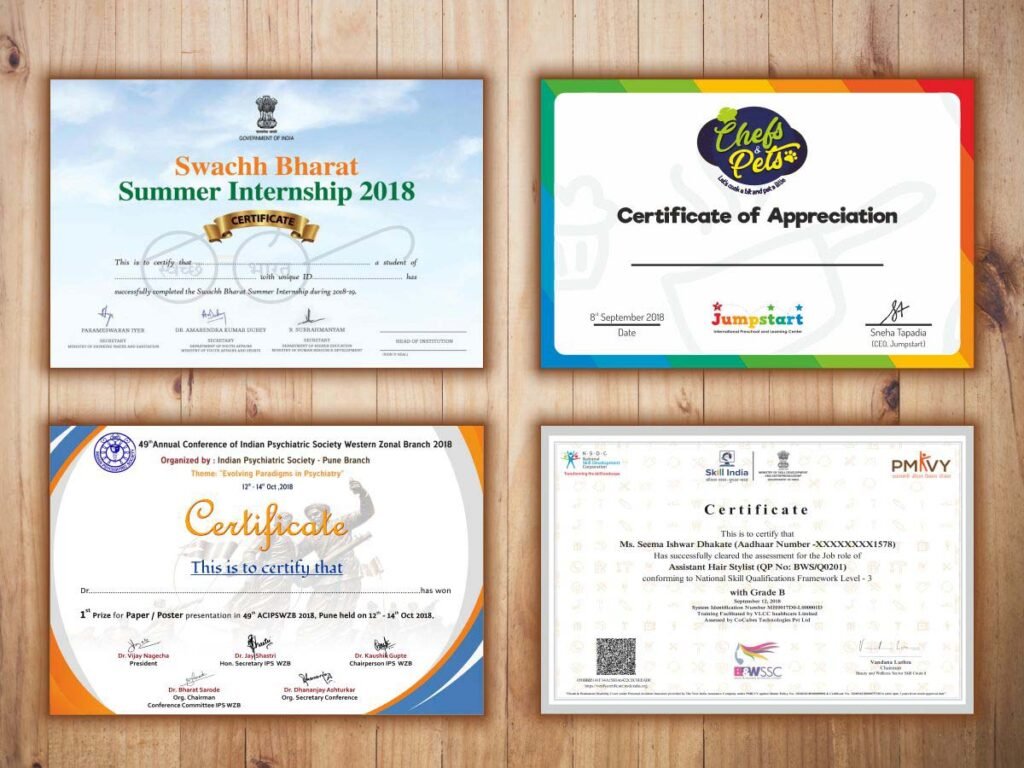 Certificate Printing Stevenage 