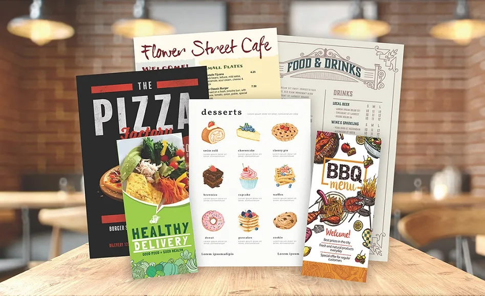 Menu Printing Stevenage